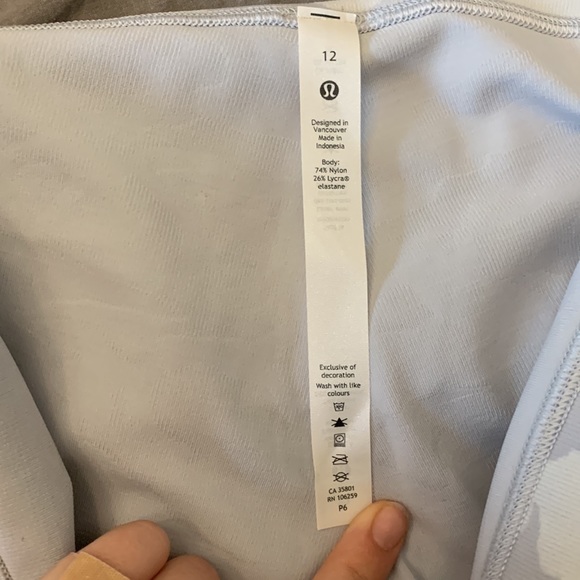 Lululemon Wunder Under Camo Shorts 10” *ribbed Size 12 - Picture 5 of 8